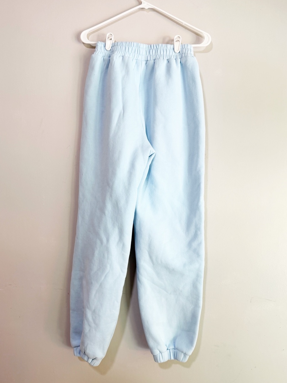 Comfrt jogger sweatpants pastel edit baby blue size small - Picture 3 of 5